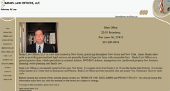 Desktop Screenshot of banks-lawoffices.com